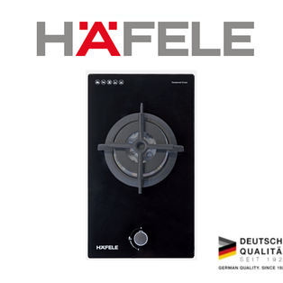 HAFELE 538.01.801 30CM 1 BURNER GLASS BUILT IN GAS HOB