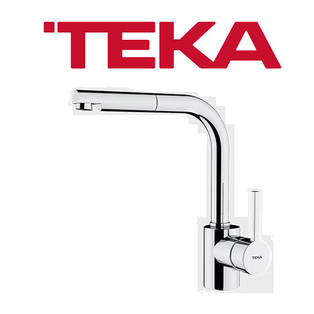 TEKA ARK 938 CHROME SINGLE LEVER PULL OUT KITCHEN SINK MIXER