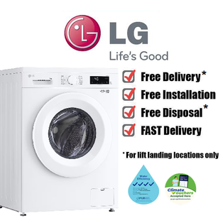 LG FB1208S6W 8KG FRONT LOAD WASHING MACHINE