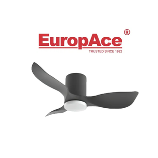 EUROPACE AEROACE SERIES ECF41H WHITE, LIGHT WOOD / BLACK, DARK WOOD 41" 3 BLADE CEILING FAN WITH LIGHT