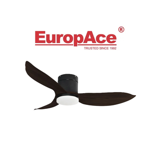 EUROPACE ACESTAR SERIES ECF48H WHITE, LIGHT WOOD / BLACK, DARK WOOD 48" 3 BLADE CEILING FAN WITH LIGHT