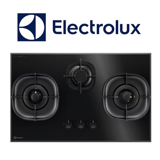 ELECTROLUX EHG8363BFP 80CM ULTIMATETASTE 300 3 BURNER GLASS GAS HOB (PUB)