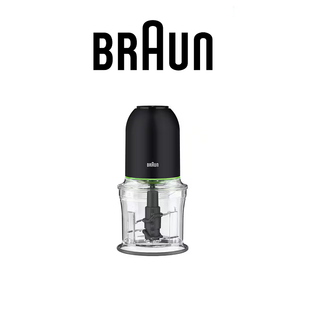 BRAUN CH3011BK BLACK MULTIPRACTIC 3 4-LAYERED STAINLESS STEEL BLADES MINI CHOPPER