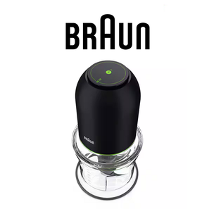 BRAUN CH3011BK BLACK MULTIPRACTIC 3 4-LAYERED STAINLESS STEEL BLADES MINI CHOPPER