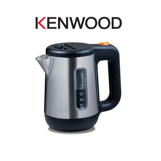 KENWOOD JKM076 BRUSHED STAINLESS STEEL WITH BLACK TRIM ATOM TRAVEL KETTLE