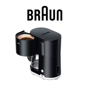 BRAUN KF1100BK BLACK BREAKFAST 1 SERIES OPTIBREW TECHNOLOGY DRIP COFFEE MAKER