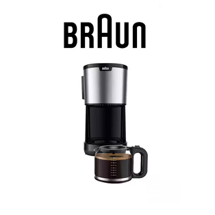 BRAUN KF1500.BK BLACK PURSHINE SERIES OPTIBREW SYSTEM DRIP COFFEE MAKER