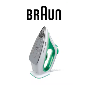 BRAUN SI1040GR GREEN TEXSTYLE 1 SUPER CERAMIC SOLEPLATE STEAM IRON