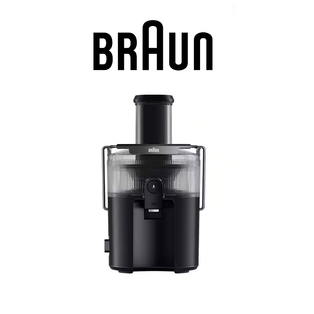 BRAUN SJ5000BK BLACK MULTIJUICE 5 ANTI-DIRP ANTI-SPLASH SPOUT SPIN JUICER