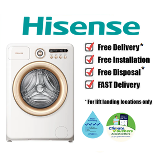 HISENSE WF105R5 MODERNO SERIES 10.5KG FRONT LOAD INVERTER WASHING MACHINE