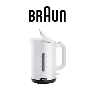BRAUN WK1100 WHITE/BLACK BREAKFAST 1 | 1.7L CAPACITY WATER KETTLE