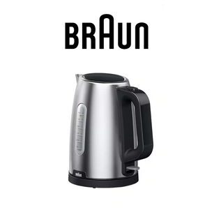BRAUN WK1500BK BLACK PURSHINE 1.7L CAPACITY WATER KETTLE
