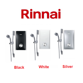 RINNAI REI-A330NP BLACK/WHITE/SILVER INSTANT WATER HEATER WITH HANDSHOWER SET