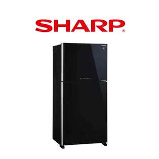 SHARP SJ-PG51P2 512L BLACK J-TECH INVERTER PLASMACLUSTER ION 2 DOOR TOP FREEZER REFRIGERATOR