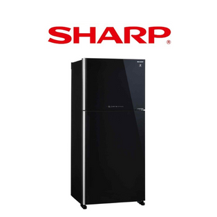 SHARP SJ-PG55P2 554L BLACK TOP FREEZER REFRIGERATOR WITH J-TECH INVERTER AND PLASMACLUSTER ION