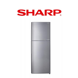 SHARP SJ-RX42E-SL2 317L 2 DOOR TOP FREEZER REFRIGERATOR