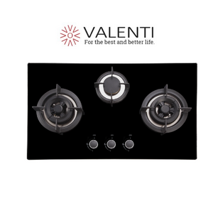 VALENTI VC830G 3 BURNER GLASS HOB