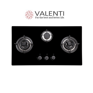 VALENTI VC930G 3 BURNER GLASS HOB
